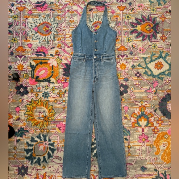 NWT | Size M | Rolla’s HalterDenim Jumpsuit - Picture 7 of 10